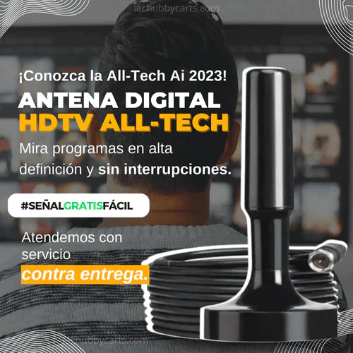 Antena HDTV - (Funciona en todos los televisores)